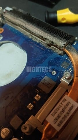 Mantención de notebook realizada por Nightecs 103