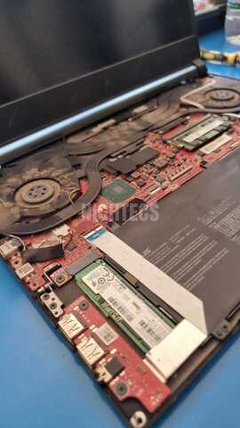 Mantención de notebook realizada por Nightecs 90