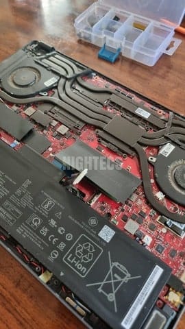 Mantención de notebook realizada por Nightecs 60